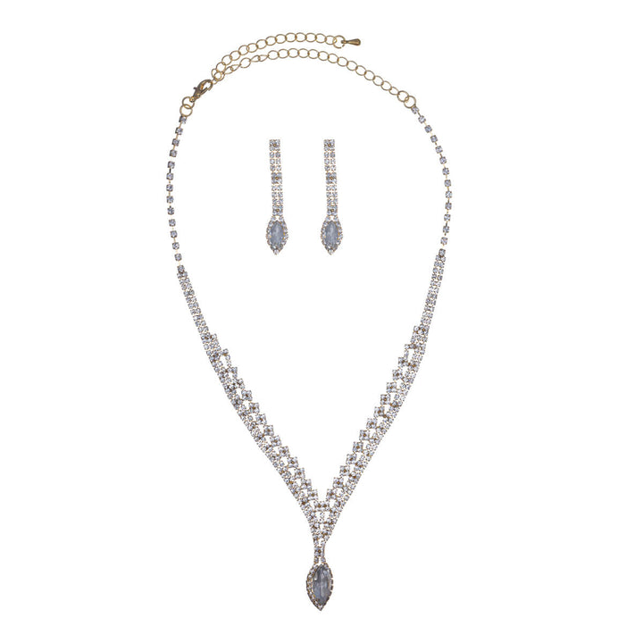 Awning pendant festive necklace + earrings