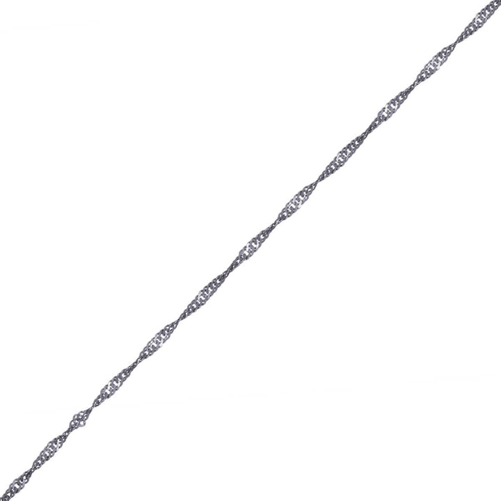 Singapore halsband 2,2mm 50cm (Stål 316L)