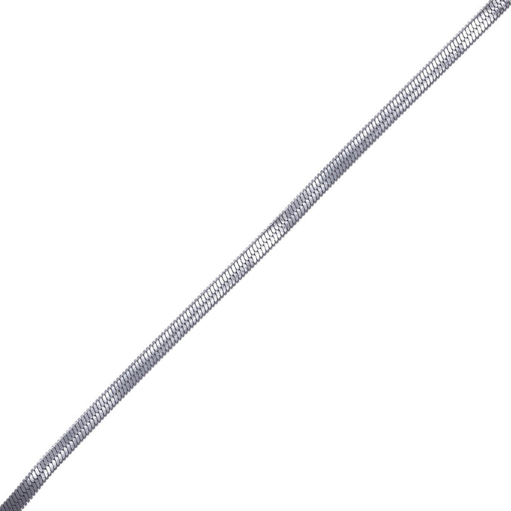 Flat Snake Chain Halsband 55 cm (Steel 316L)