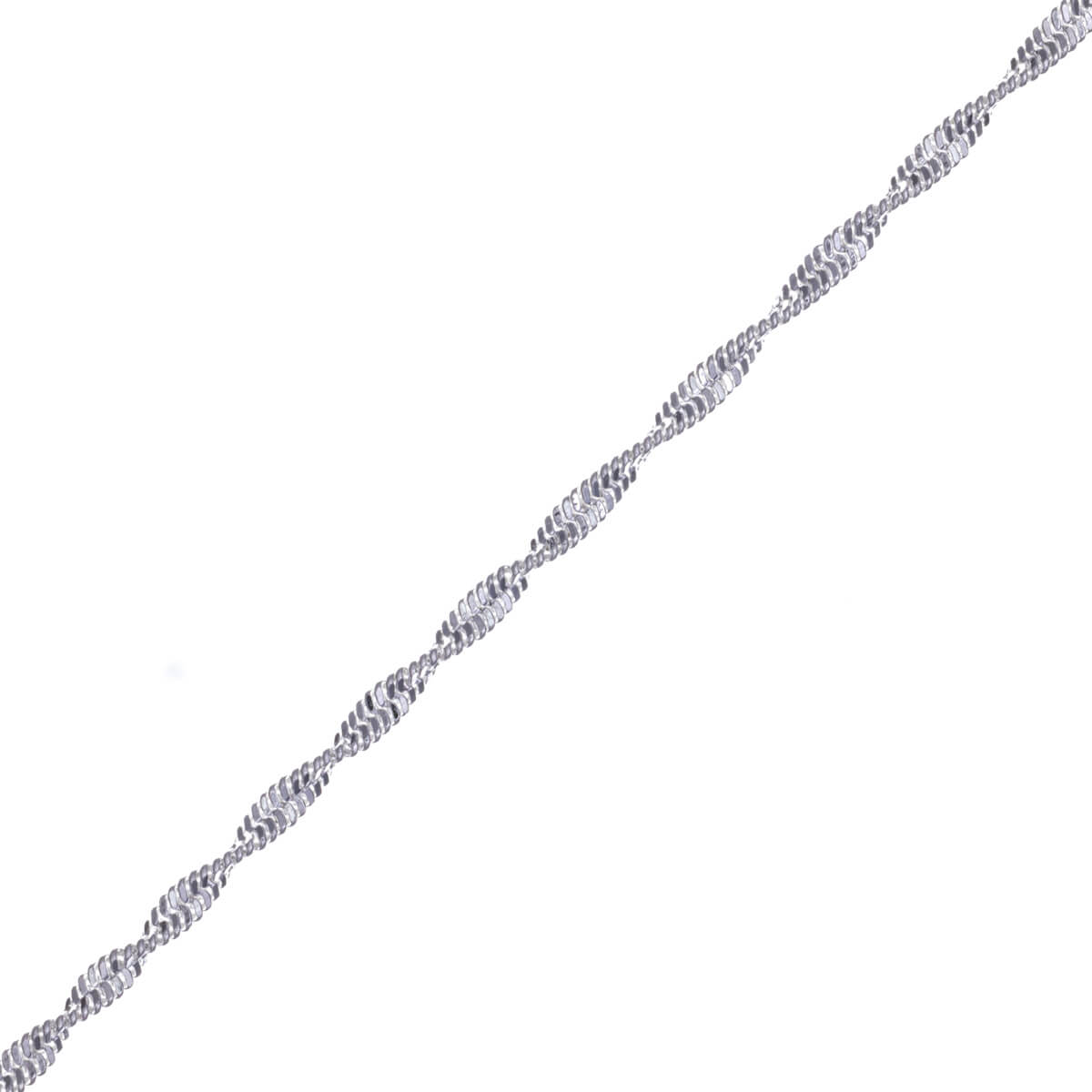 Singapore halsband 49cm (stål 316L)