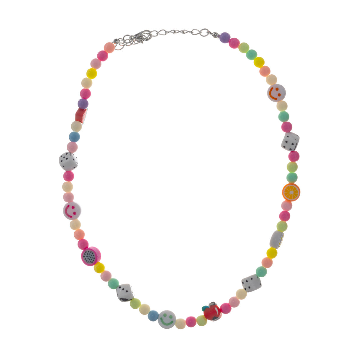 Colored beads necklace