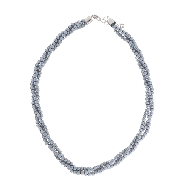 Twisted Pearl Necklace 40cm