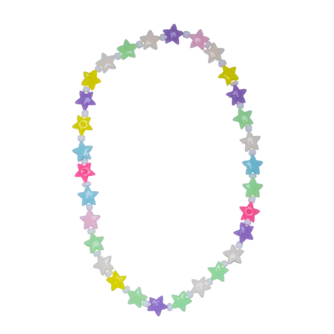 Children's elastic star necklace 38cm