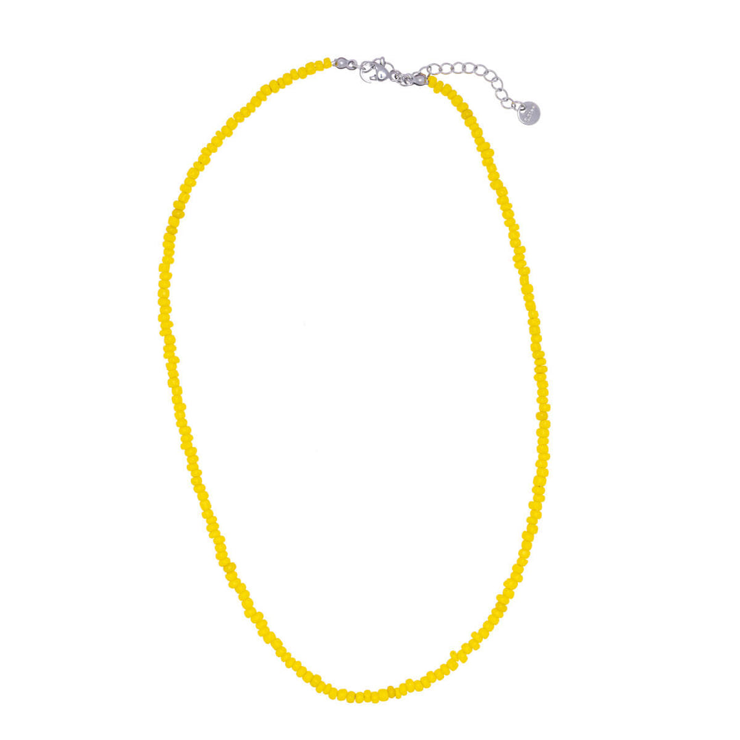 Thin neck beads necklace 40cm +5cm (Steel 316L)