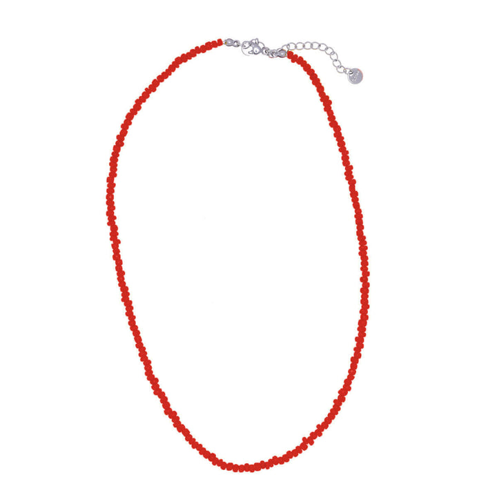 Thin neck beads necklace 40cm +5cm (Steel 316L)