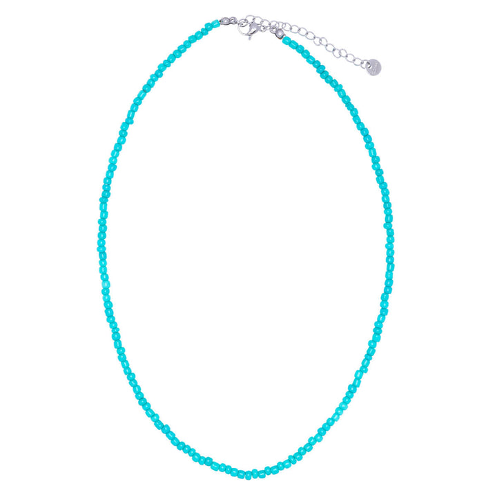 Thin neck beads necklace 40cm +5cm (Steel 316L)