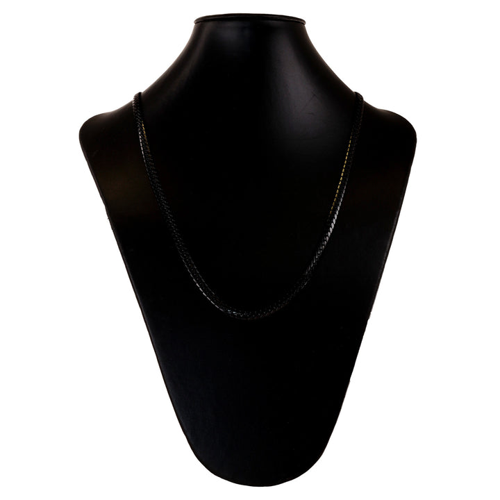 Flat steel necklace 60cm