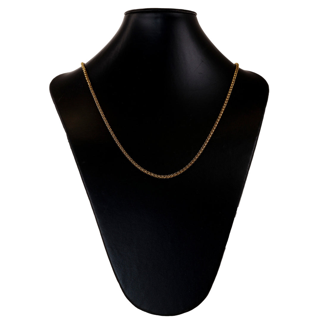 Rund stålkedja 3 mm 55 cm (stål 316L)