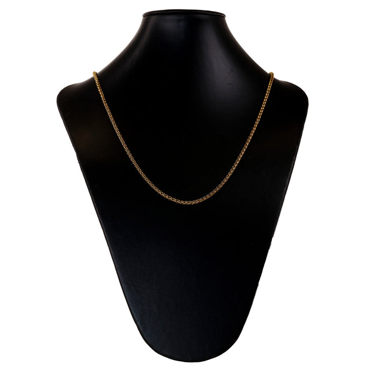 Rund stålkedja 3 mm 55 cm (stål 316L)