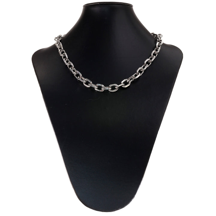 Steel cable chain necklace 45-50cm