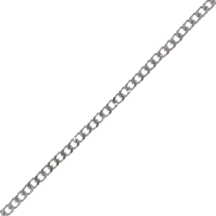 Steel armor chain necklace 55cm