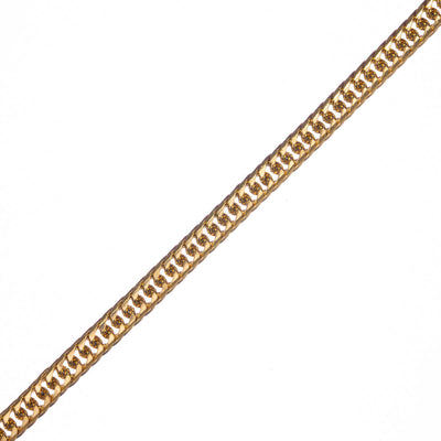 Rundad rustningskedja halsband 50 cm (stål 316L)