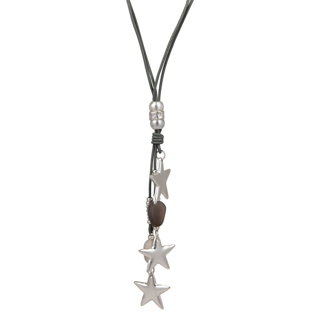 Long star necklace