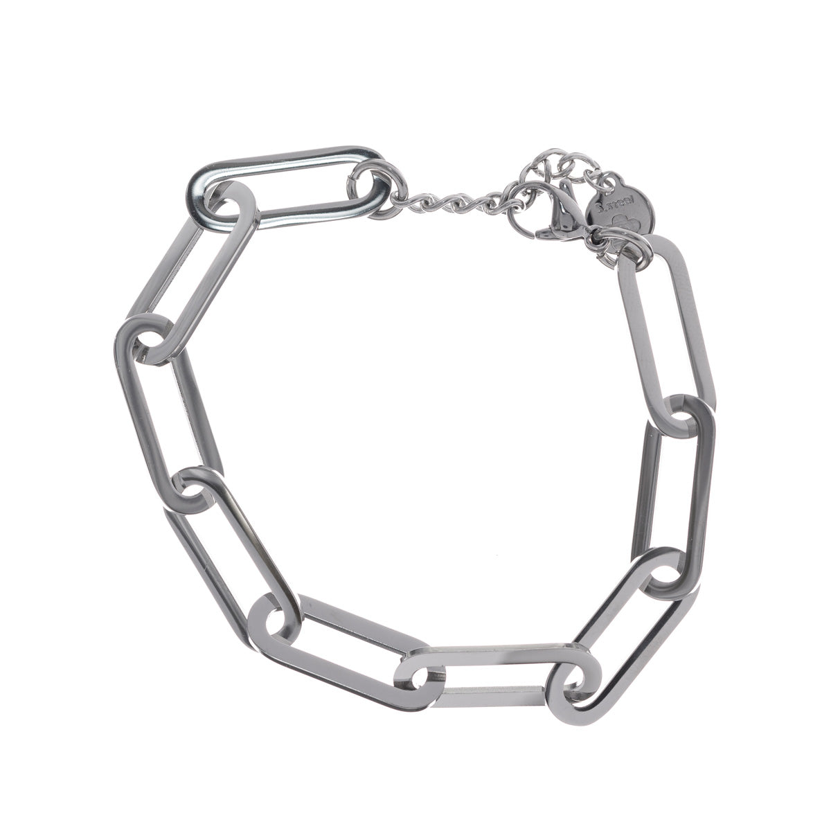 Steel cable chain bracelet 0,8cm wide