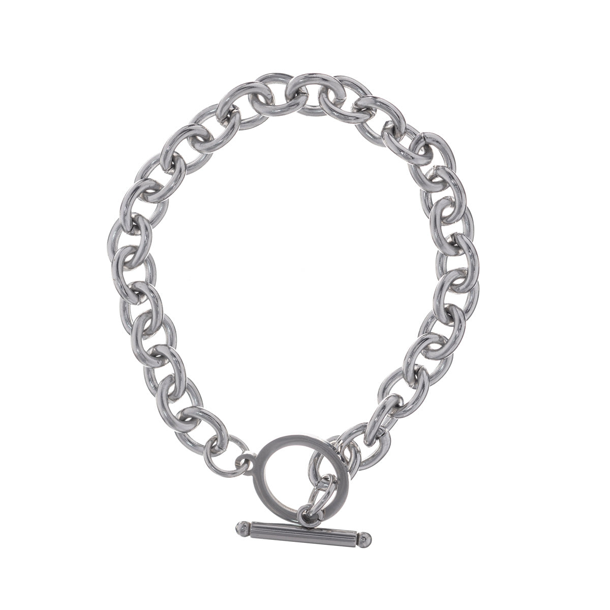 Women's bracelet with t-lock (steel)