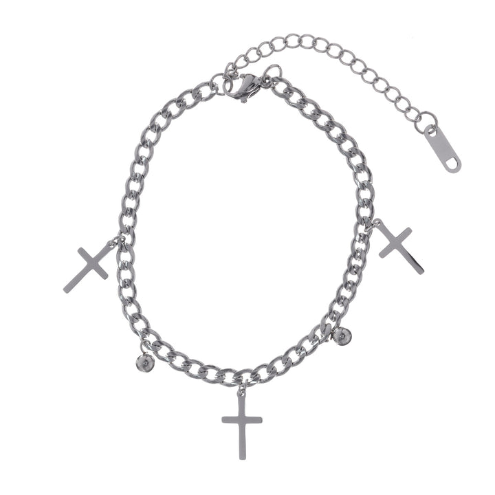 Cross Armband Tanker Chain (Steel 316L)