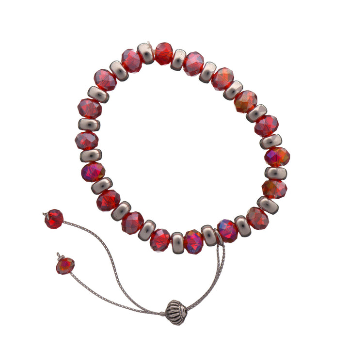 Elastisk glaspärlarmband