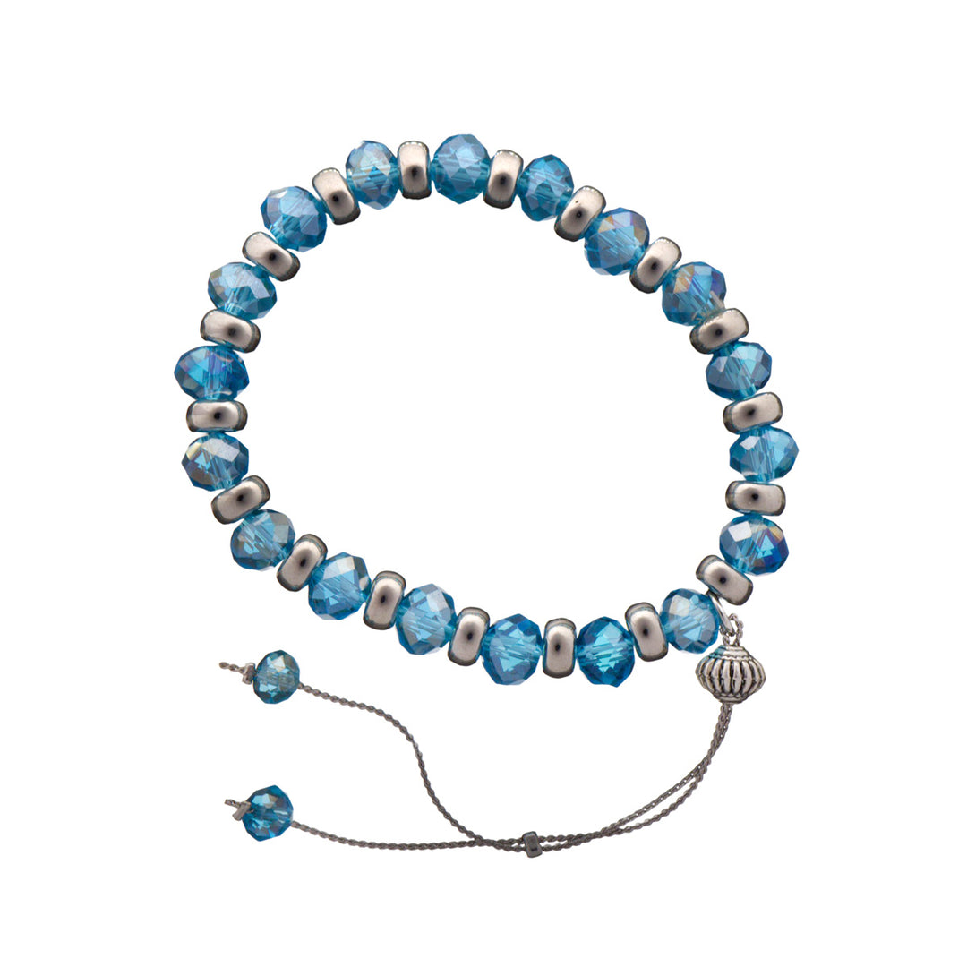 Elastisk glaspärlarmband