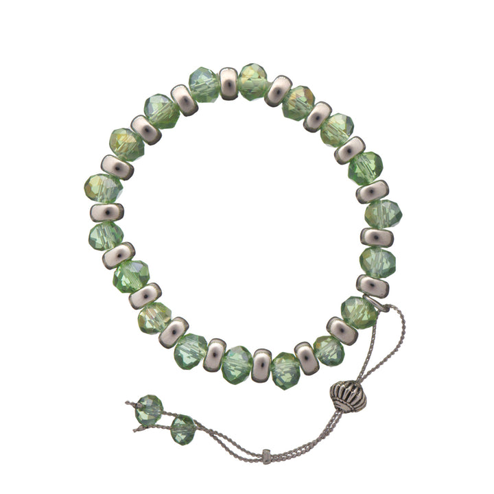 Elastisk glaspärlarmband