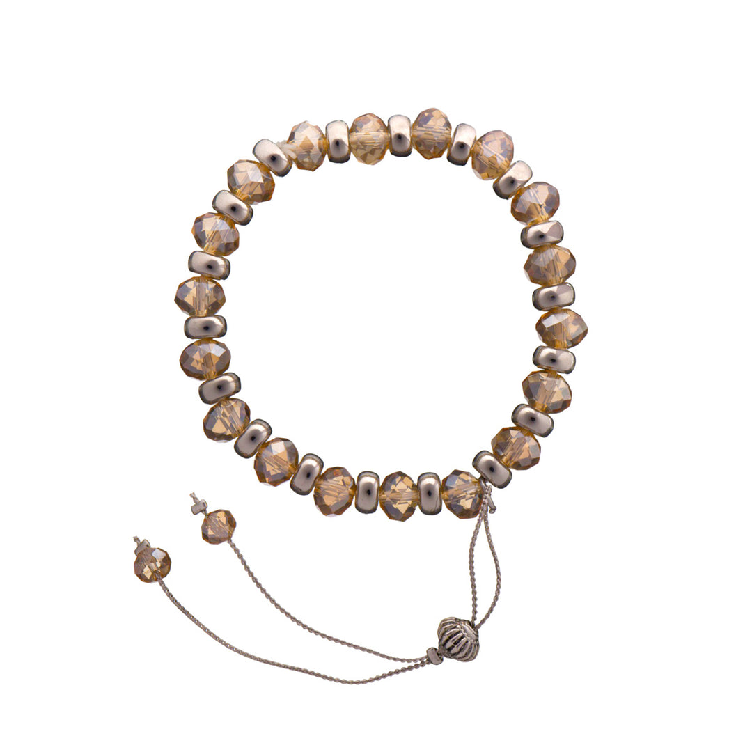 Elastisk glaspärlarmband