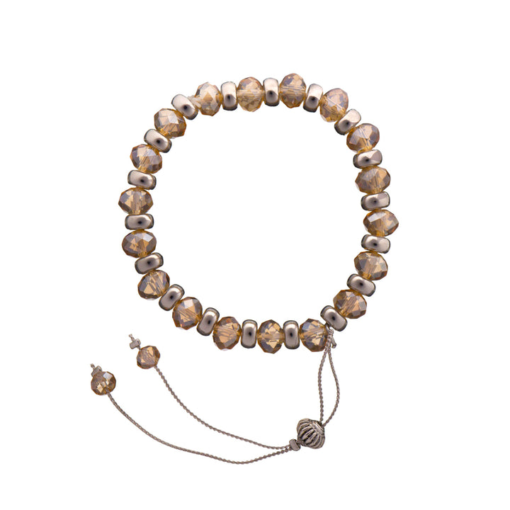 Elastisk glaspärlarmband