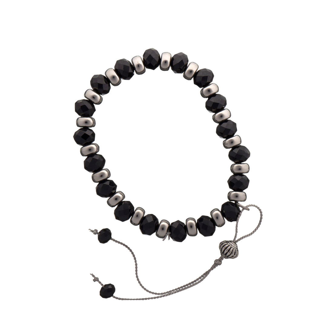 Elastisk glaspärlarmband