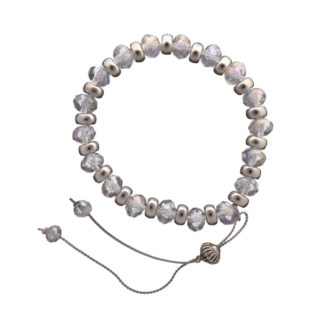 Elastisk glaspärlarmband