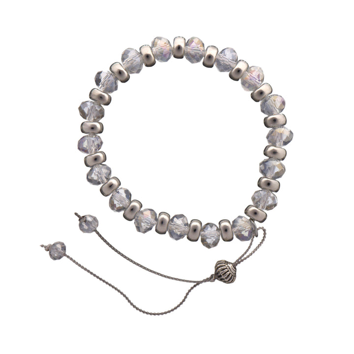 Elastisk glaspärlarmband