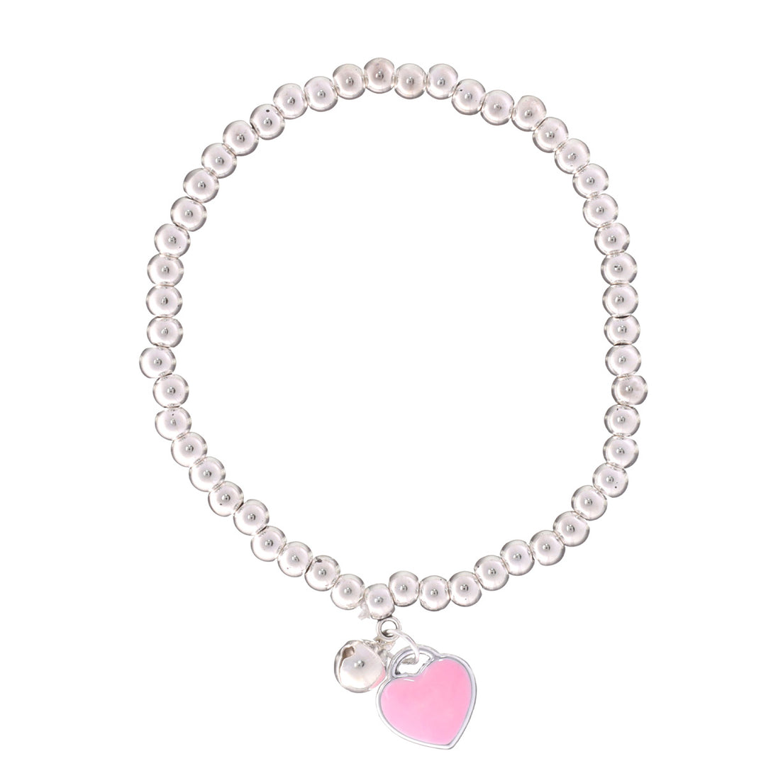 Flexibelt armband med hjärthänge 1 st