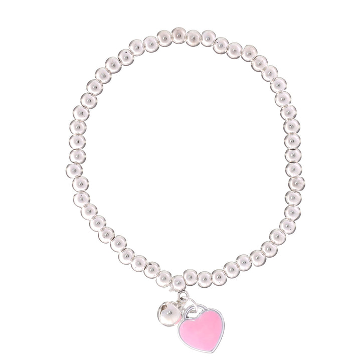 Flexibelt armband med hjärthänge 1 st