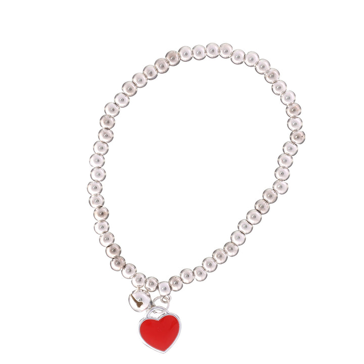 Flexibelt armband med hjärthänge 1 st