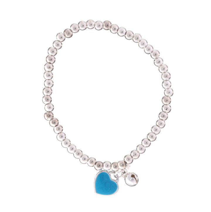 Flexibelt armband med hjärthänge 1 st