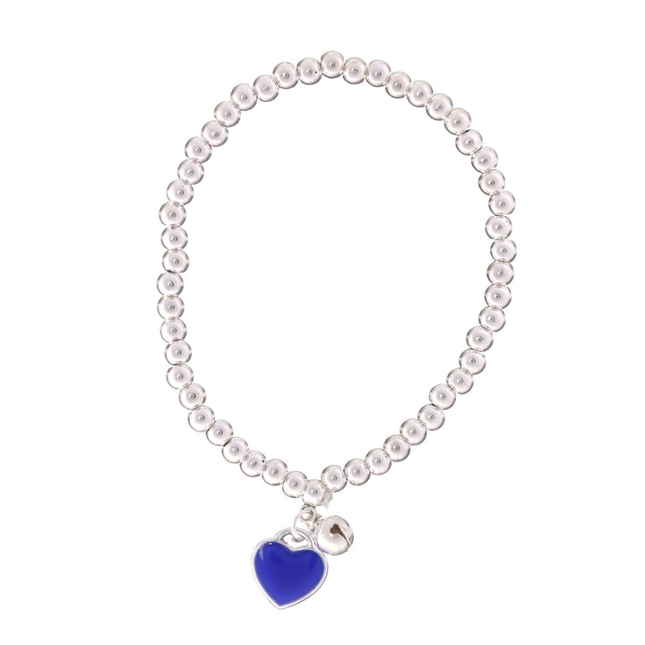 Flexibelt armband med hjärthänge 1 st