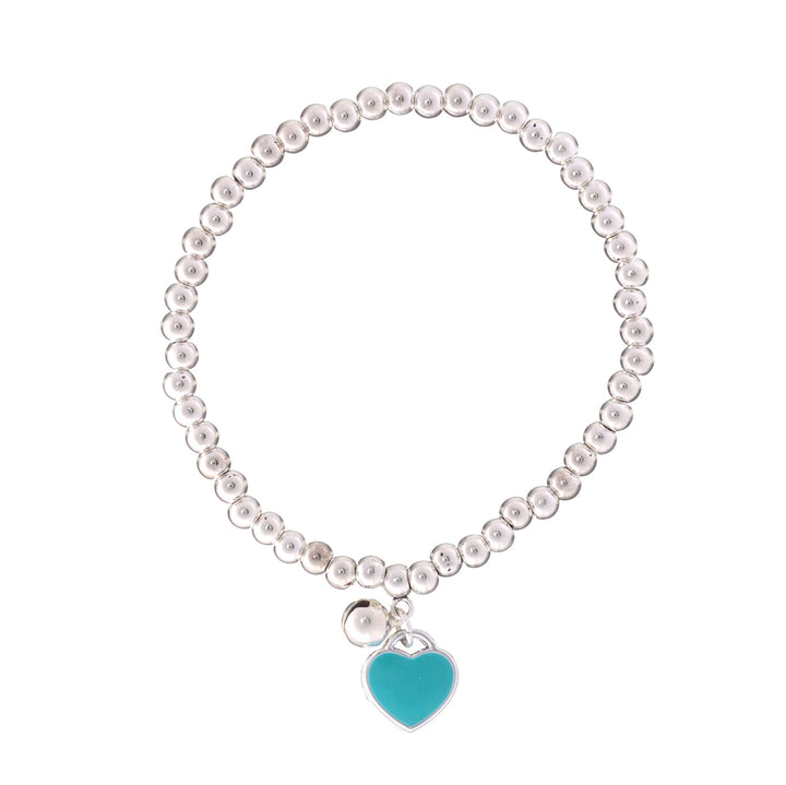 Flexibelt armband med hjärthänge 1 st