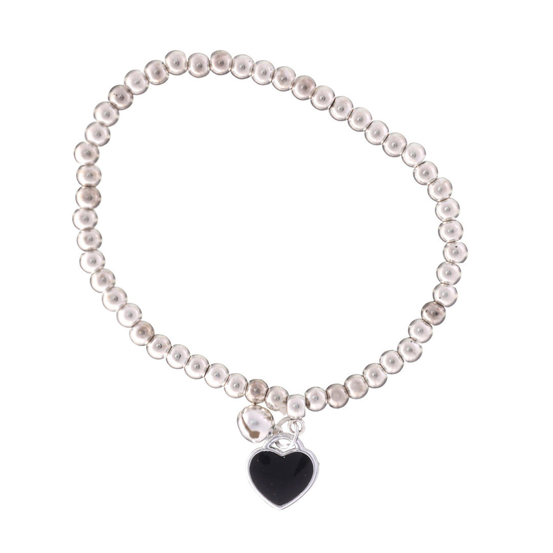 Flexibelt armband med hjärthänge 1 st