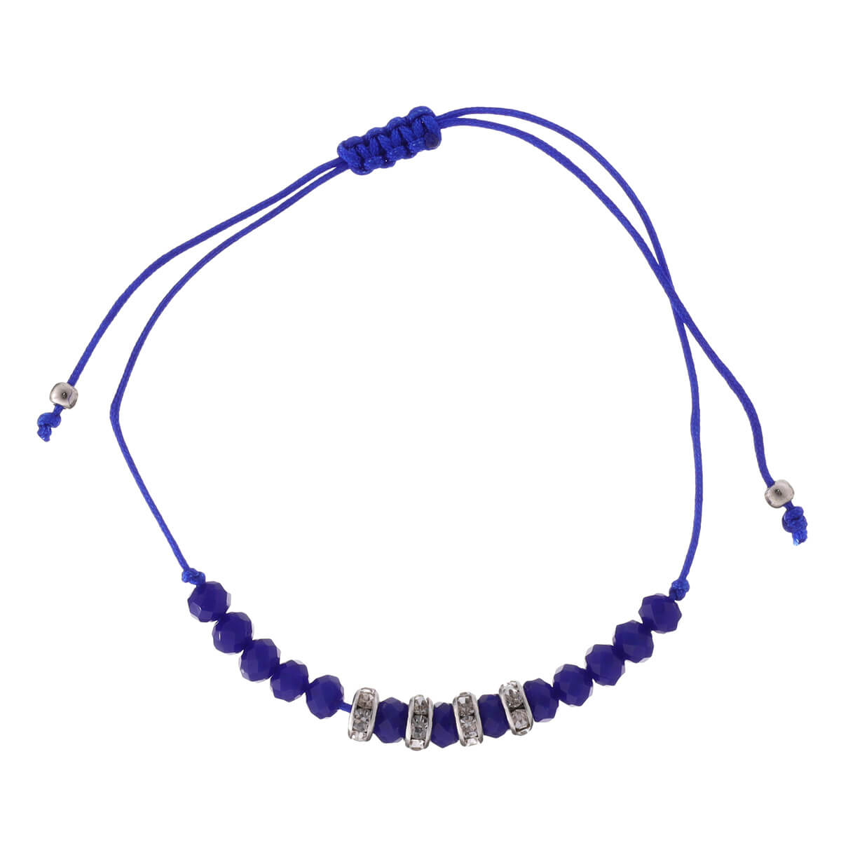 A thin bracelet with glass beads