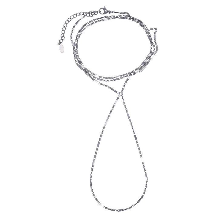 Chain Hand Jewelry Ring (Steel 316L)