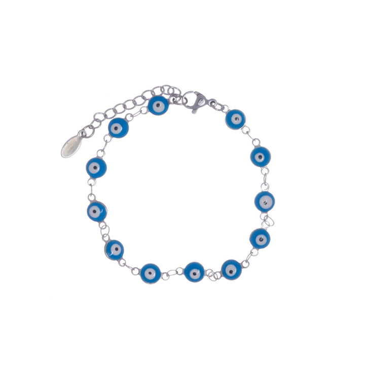 Steel evil eye bracelet (steel 316L)