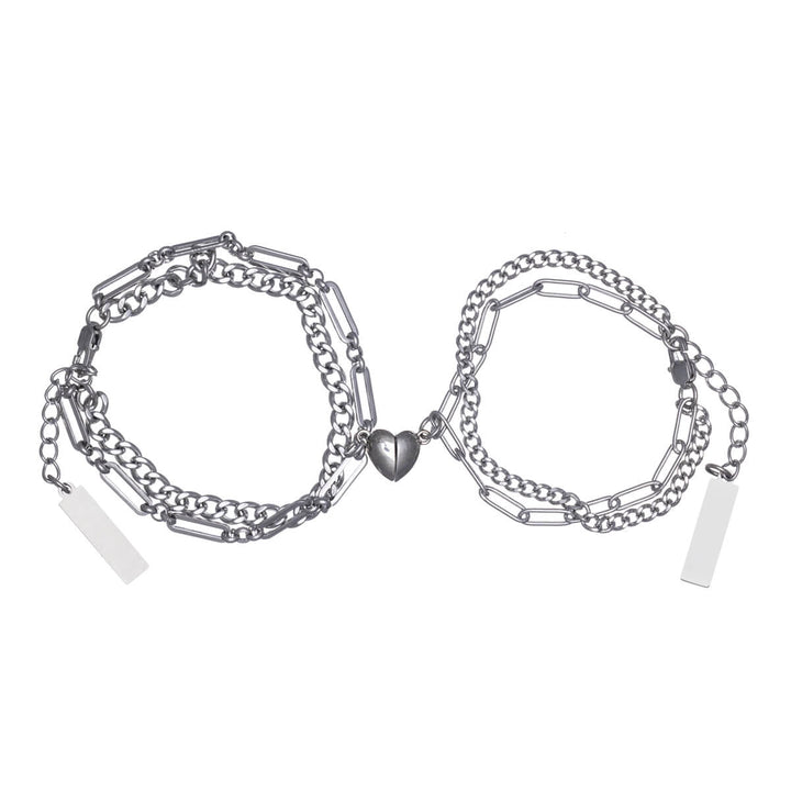 Love bracelet friend bracelet 2pcs (Steel 316L)