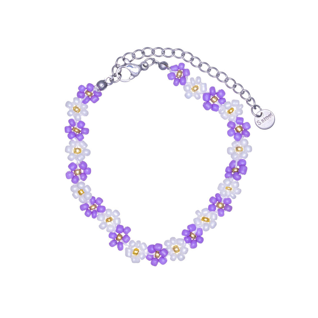 Flower bead bracelet (Steel 316L)