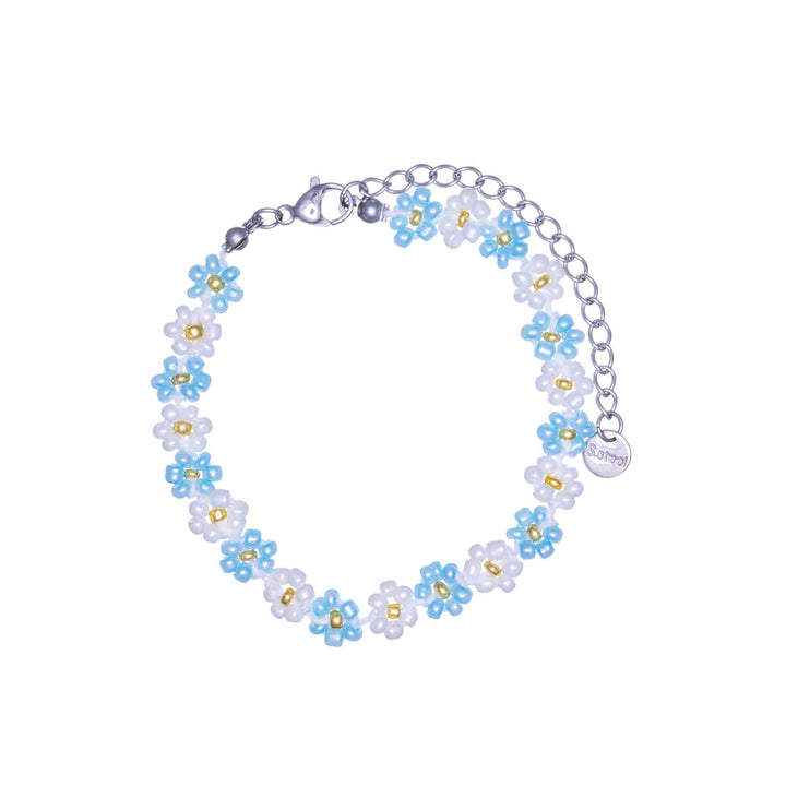 Flower bead bracelet (Steel 316L)