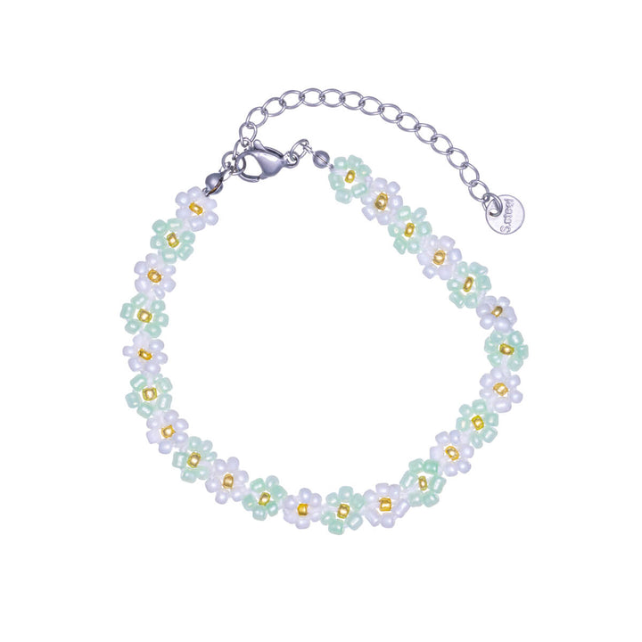 Flower bead bracelet (Steel 316L)