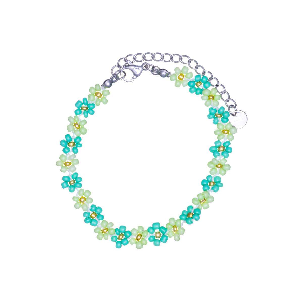 Flower bead bracelet (Steel 316L)