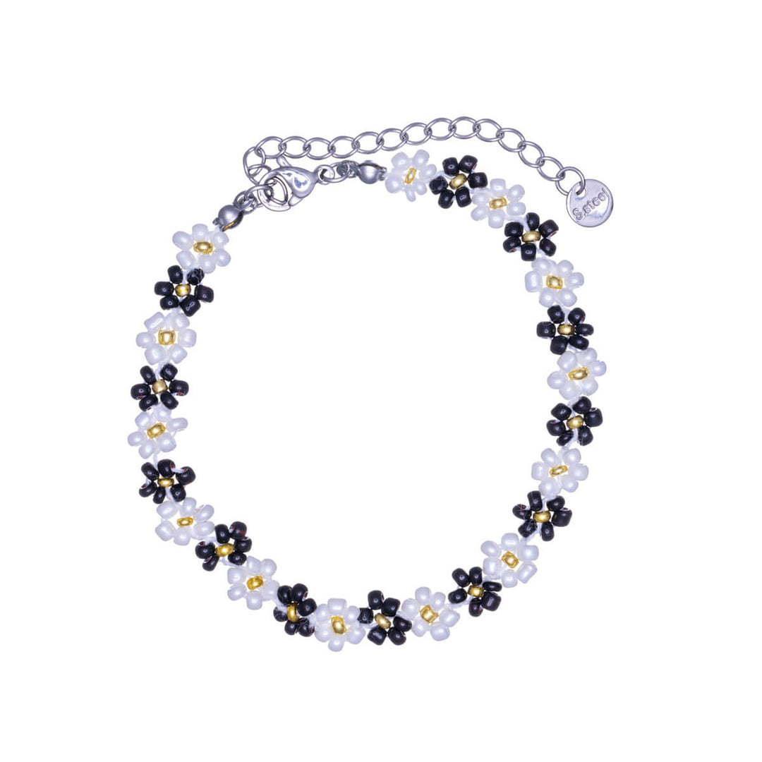 Flower bead bracelet (Steel 316L)