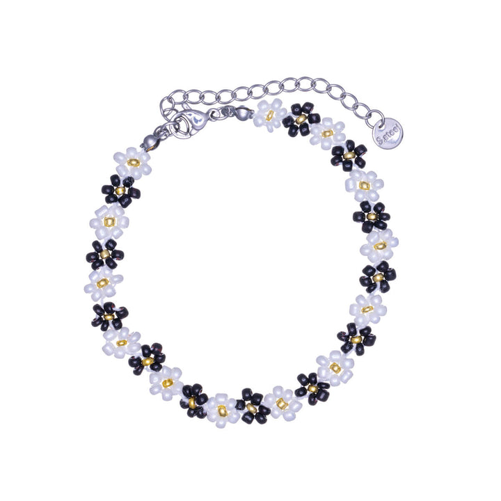 Flower bead bracelet (Steel 316L)