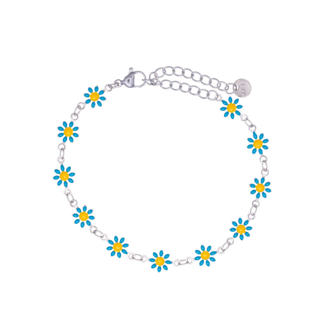 Steel daisy bracelet (Steel 316L)