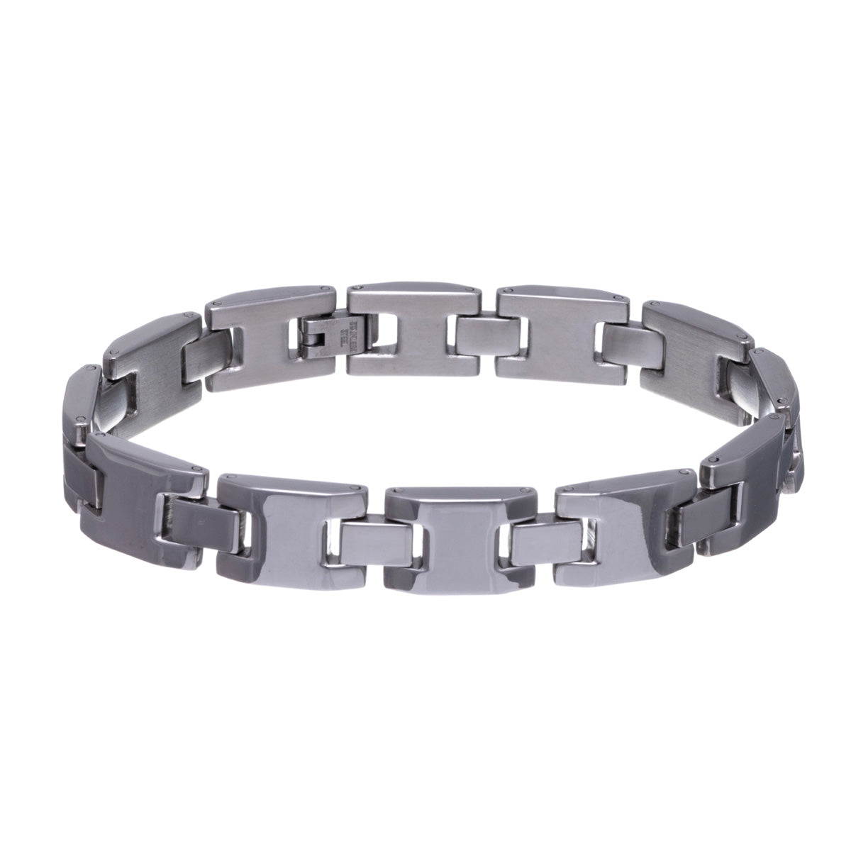 Steel plate bracelet 21cm (Steel 316L)