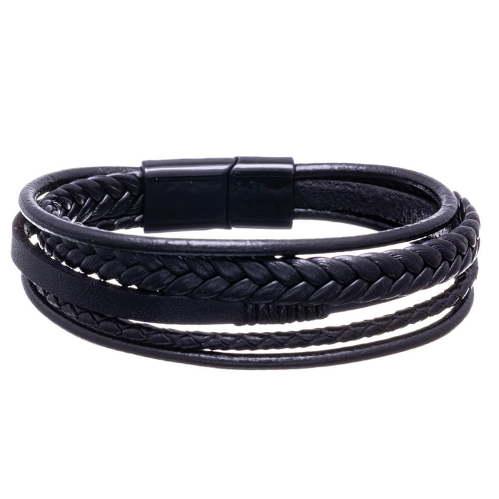 Femradigt läderarmband 20cm