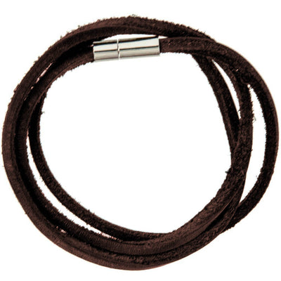 Leather strap bracelet