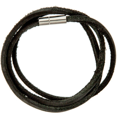 Leather strap bracelet